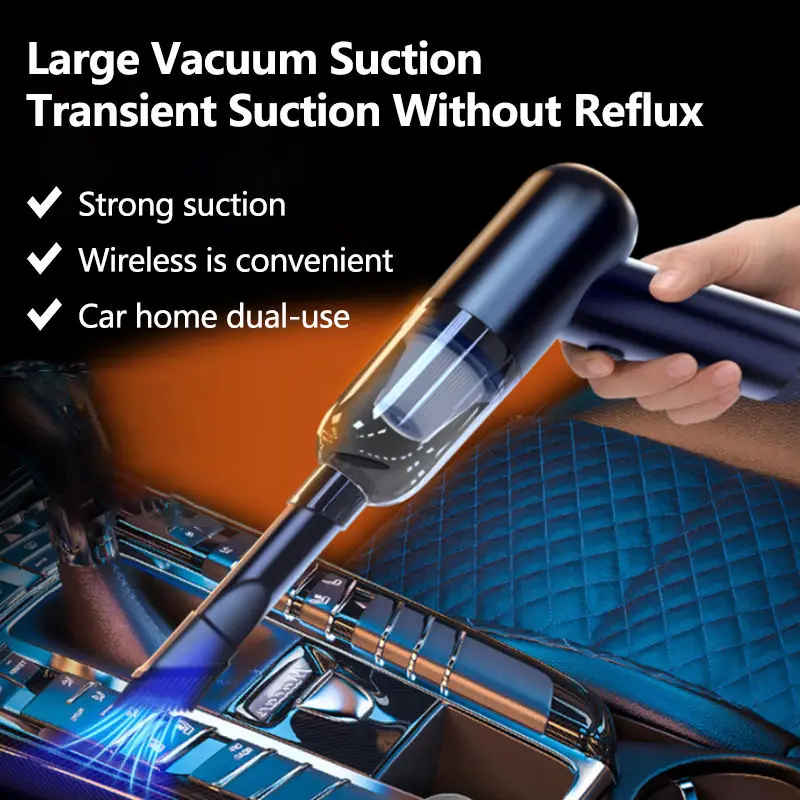 

Xiaomi 10000Pa Wireless Car Vacuum Cleaner Cordless Handheld Auto Vacuum Home & Car Dual Use Mini Vacuum Cleaner