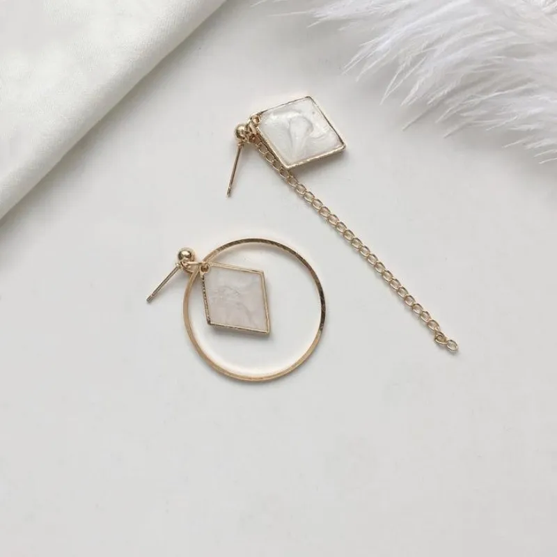 

Trendy Irregular Geometric Earrings Women Elegant Jewelry Accessories