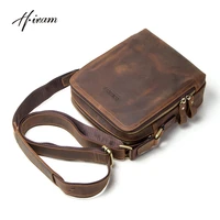 contacts genuine leather vintage mens crossbody bag luxury brand messenger bags for male shoulder sling bag bolso hombre