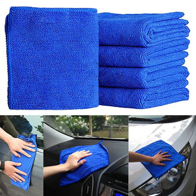 

Ultra Soft 30*30/25CM Car Wash Microfiber Towel Car Cleaning Drying Cloth Car Care Cloth Detailing Car Wash Towel Never Scratch