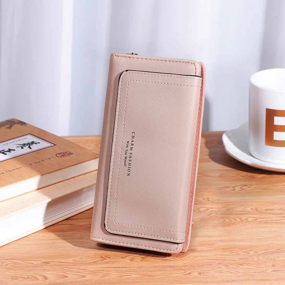 

Женский кошелек тройного сложения, женская сумка, новая модная сумка, длинный удобный кошелек для женщин