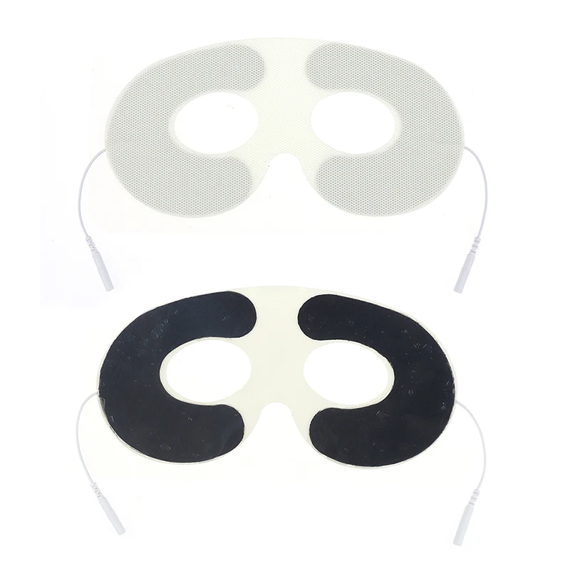 

1pc Self-Adhesive Electrode Pads Eyes Massage Reduce Eye Wrinkles Digital TENS Therapy Machine Massager With Plug Hole 2.0mm