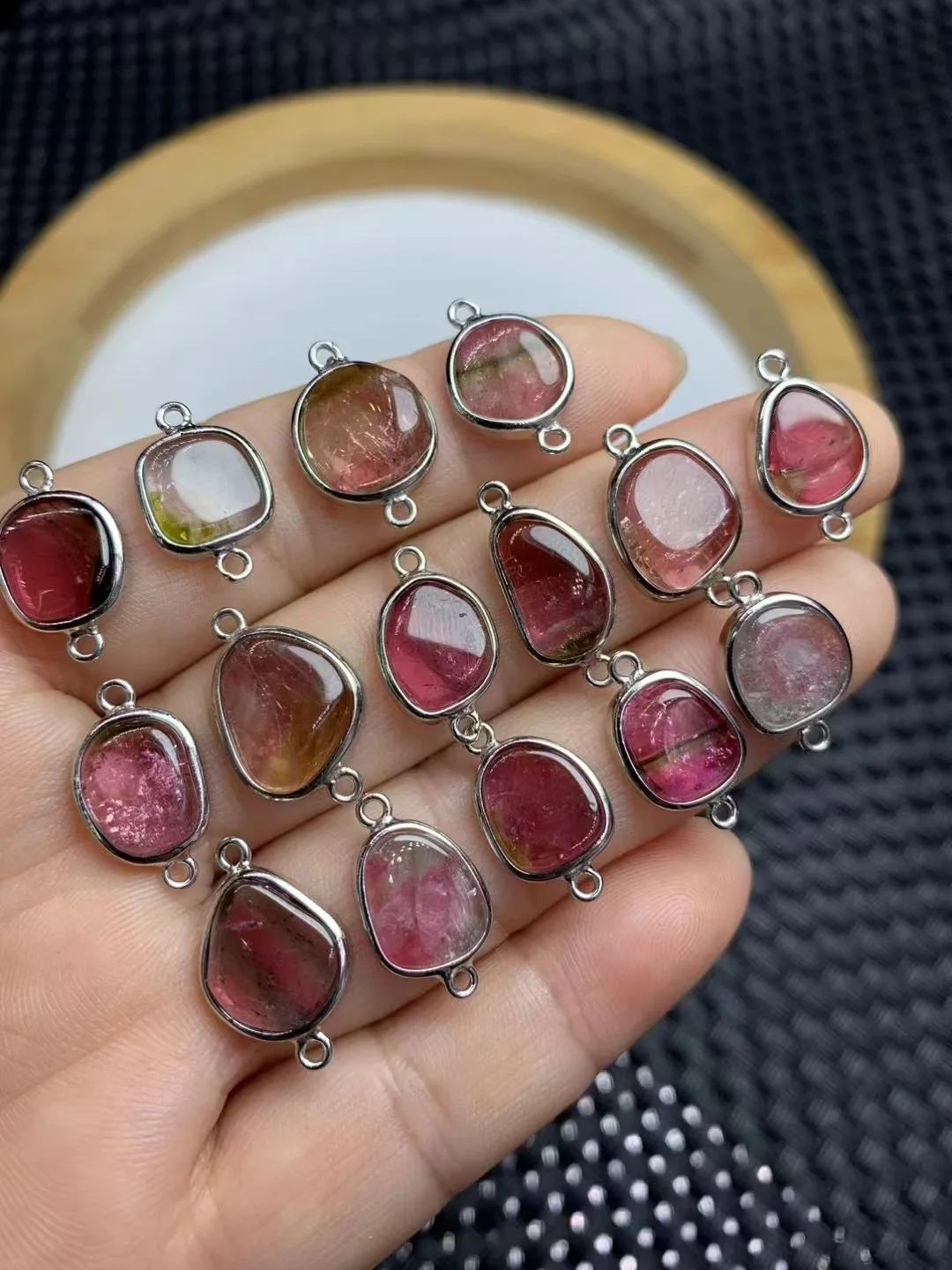 Единица цельнокроеной серебряной пряжки 925 с искусственными камнями из