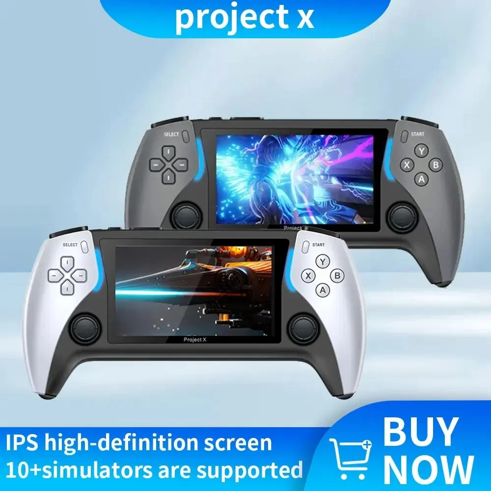 Портативная игровая консоль Ps5 New Project X аркадная высокой четкости с двойным