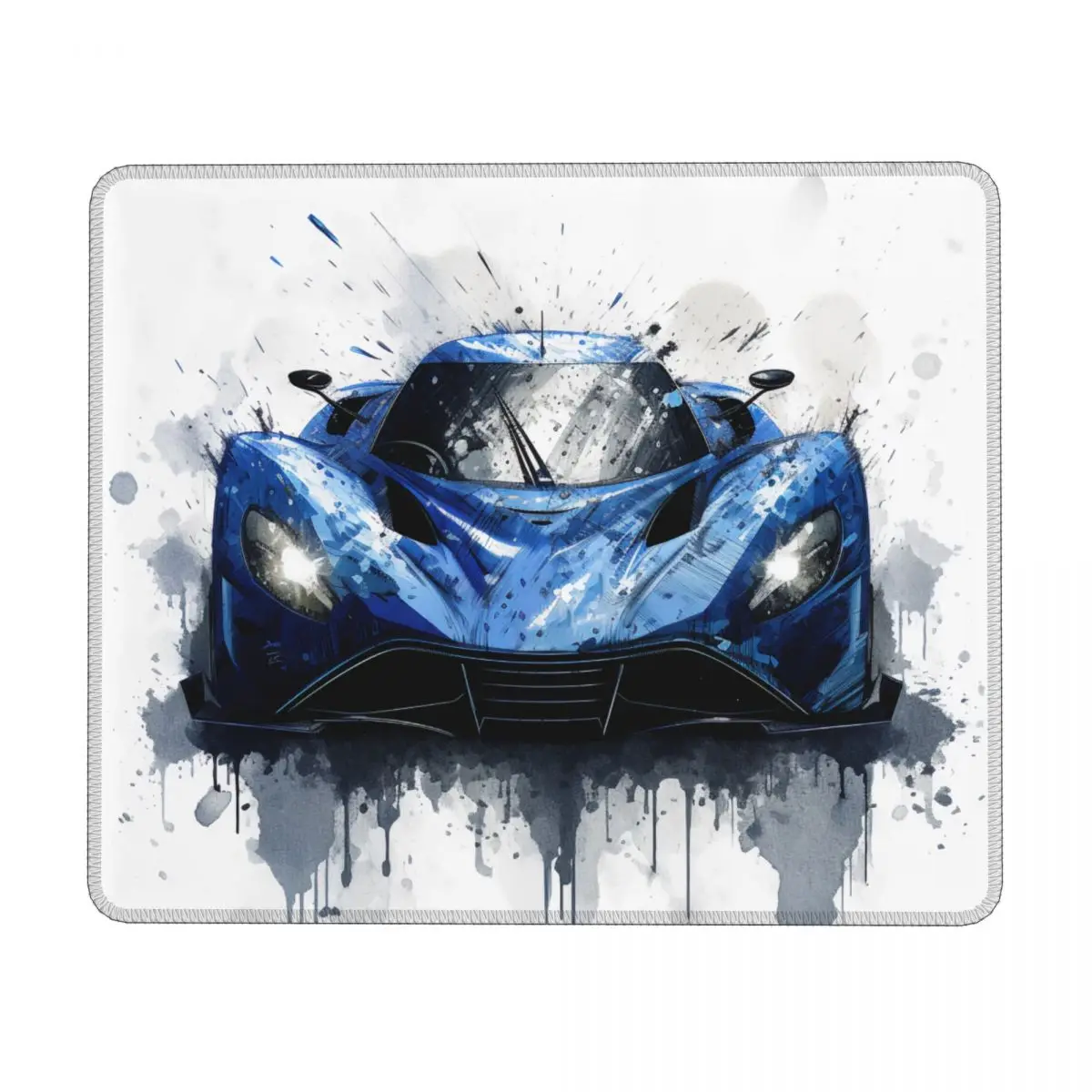 

Dazzling Sports Car Print Mouse Pad Ink Drawing Hyper Artistic Rubber Desk Mousepad Anti Fatigue Vintage Fantasy Mouse Pads