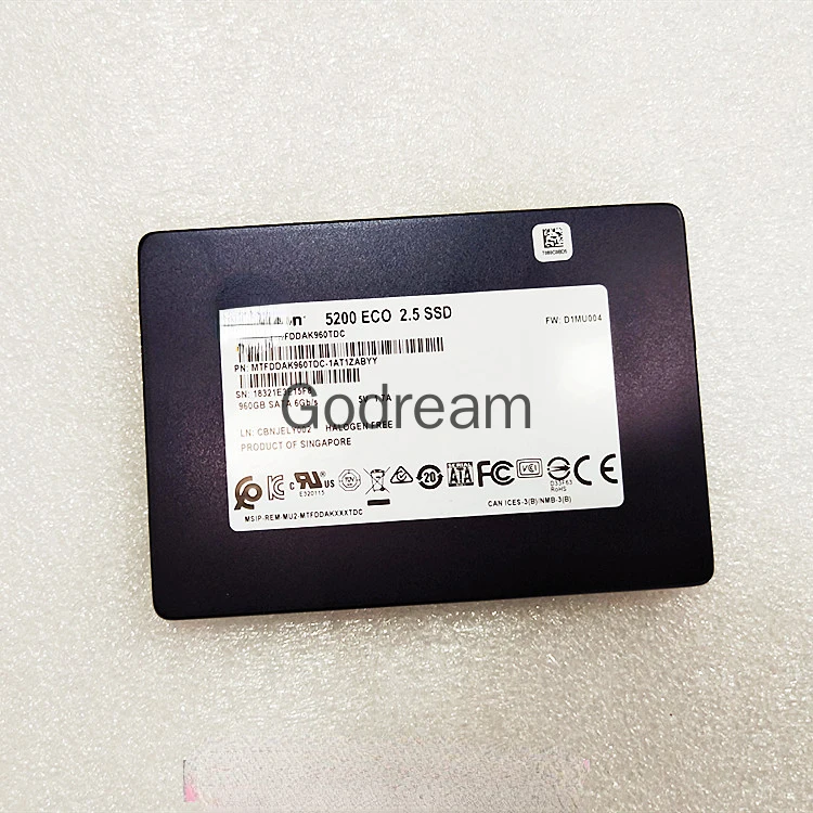 Для Micron 5200 ECO 480G 960GB 2.5SSD sata Enterprise SSD Wave