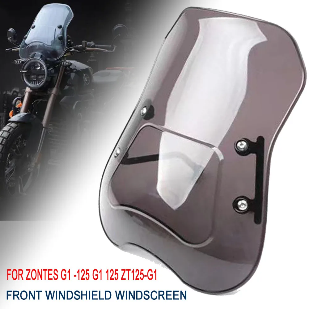 

Motorcycle Windscreen Windshield Covers Screen For Zontes G1 -125 ZT125-G1 125-G1 Motorbikes Deflector