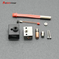 new nozzle extruder ender 3 s1 hot end kit heating block thermistor heating tube 24v40w for ender 3 s1 hot end printhead kit