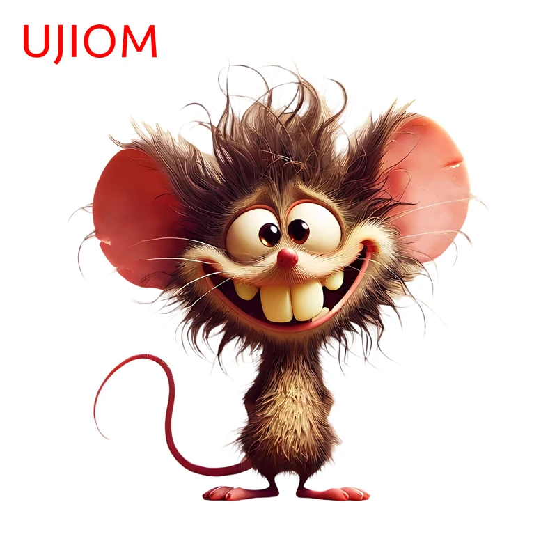 

Настенные наклейки UJIOM Kawaii улыбающаяся мышь