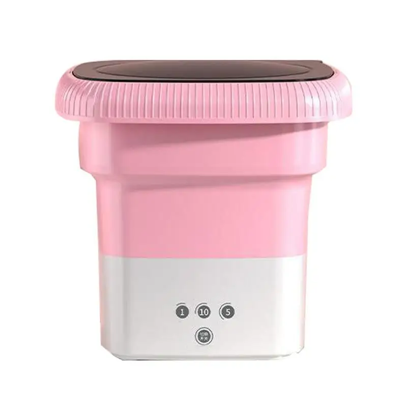 

Portable Washing Machine Foldable Washer Bucket Folding Lightweight Travel Laundry Tub Portable Personal Clothes Washer For