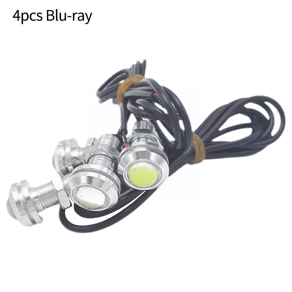 

4Pcs 12V Marine Boat Transom LED Stern Light 9W Ultra-thin Blue Side Lights Waterproof Marker Underwater Runner U2U7