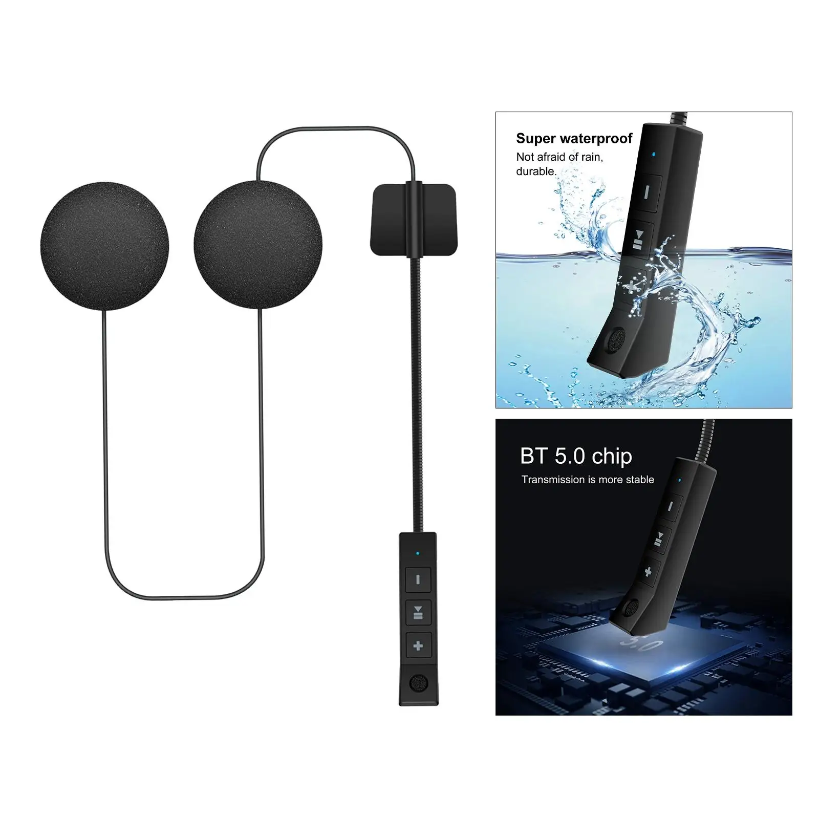 

Bluetooth-гарнитура для мотоциклетного шлема с поддержкой Bluetooth 5,0