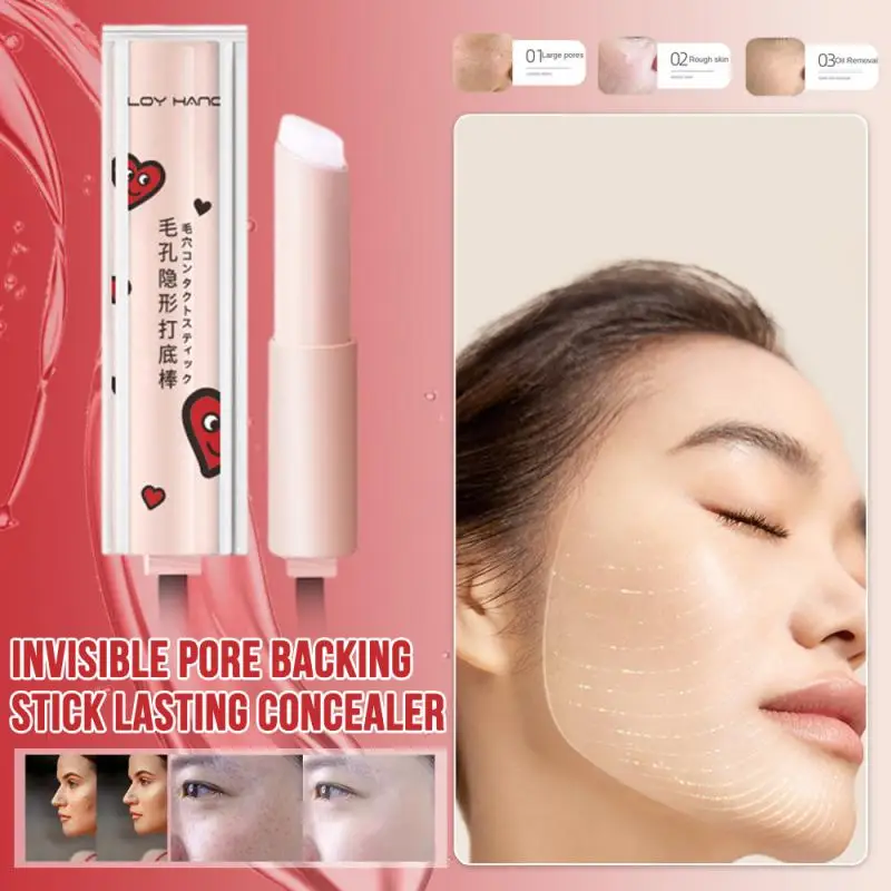 

Invisible Pore Primer Stick Matte Natural Whiten Hydrating Oil-control Pen Foundation Primer Waterproof Face Base Makeup Smooth