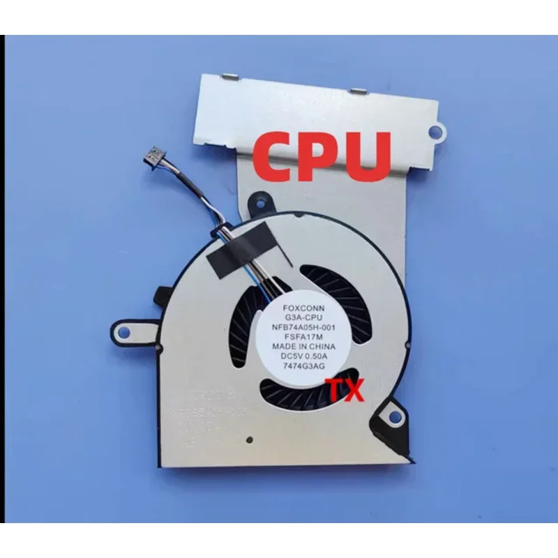 Для HP Pavilion 15-CE 15-CE198W TPN-Q194 ноутбука процессора графического вентилятора с