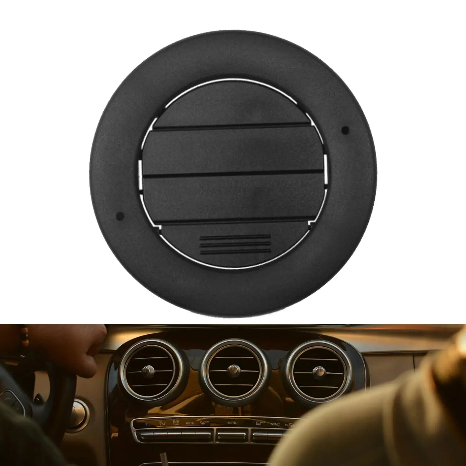 

Roof Headliner A/C Heater Vent for Expedition BL193Black
