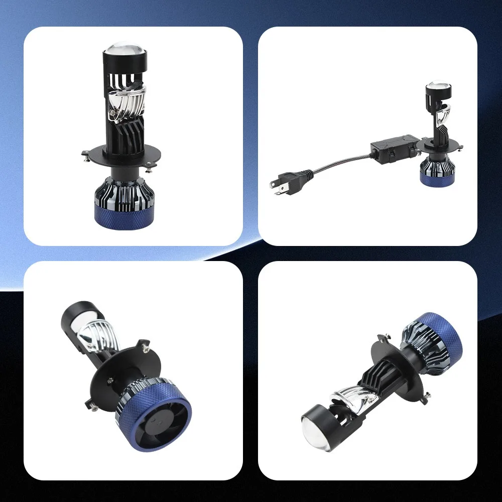 Сделайте свою дорогу ярче с помощью H4 Mini Bi Светодиодные проекционные линзы-12 В 55