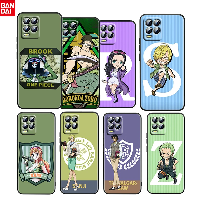 

Hot Cute ONE PIECE For OPPO Realme GT Neo Master Edition 9i 8 7 Pro C21S Narzo 30 5G Soft Silicone Black Phone Case Cover Coque