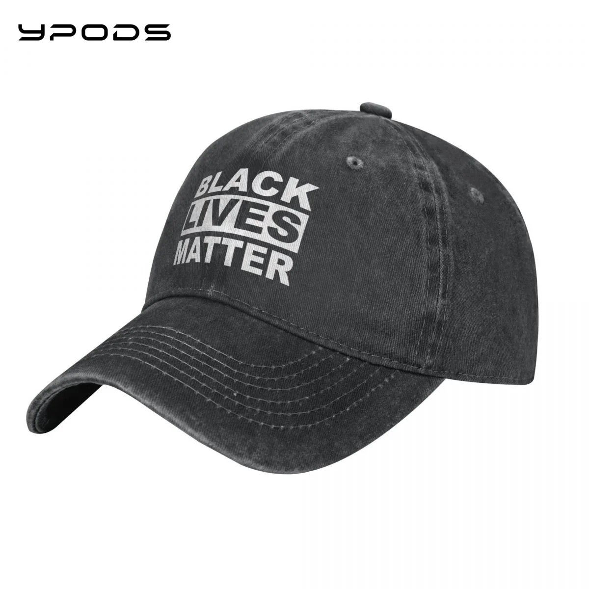 

Black Lives Matter Letter Vintage Baseball Cap Washable Cotton Adjustable Cap Hats For Men