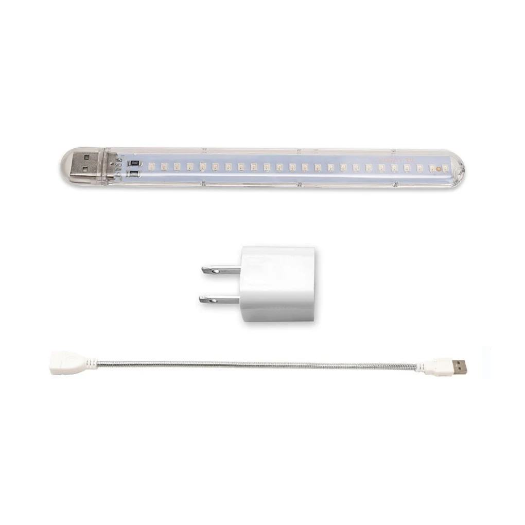 

USB LED Light Bar Lamps Power Bank Lighting Computers