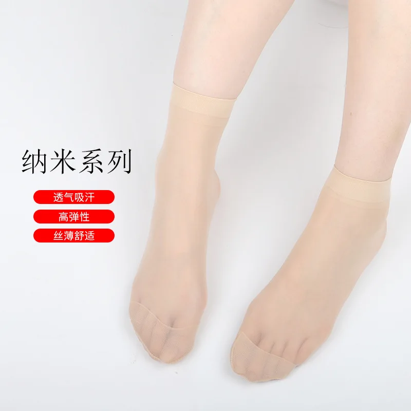 Женские короткие чулки на весну и лето бархатные Нескользящие японские тонкие