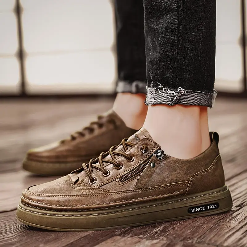 

Демисезонные мужские кроссовки высшего качества, Весенняя Спортивная теннисная обувь для подростков для бега, новинка 2022, Вулканизированн...