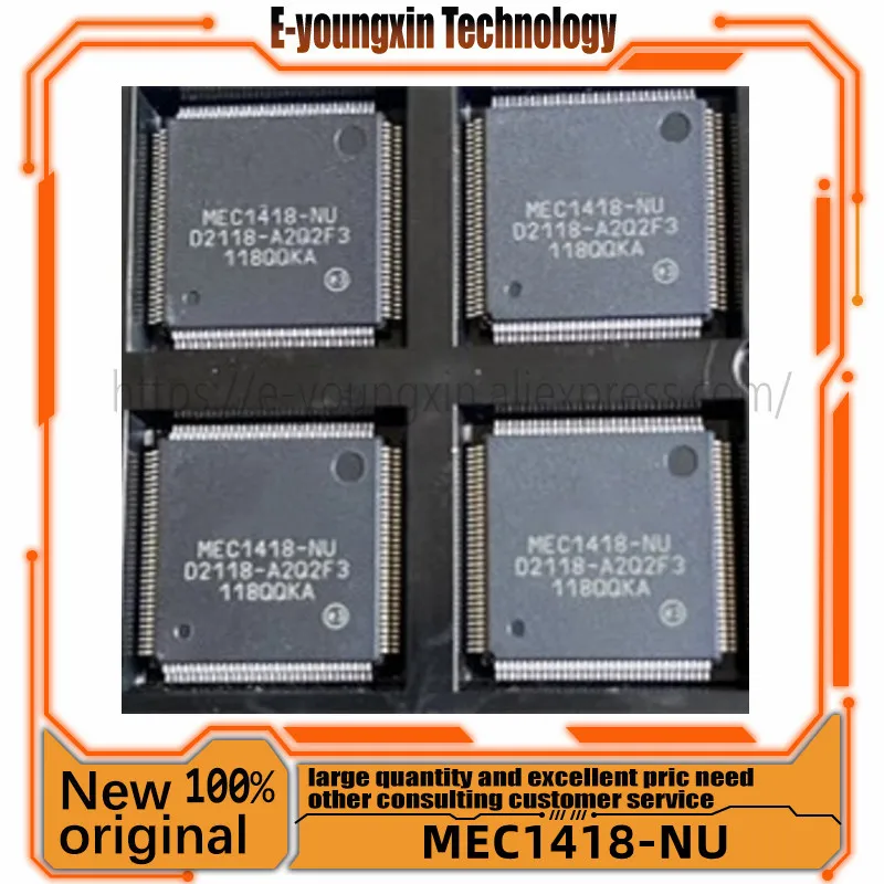 

(2-5piece)100% New MEC1418-NU MEC1418 NU QFP-128 Chipset