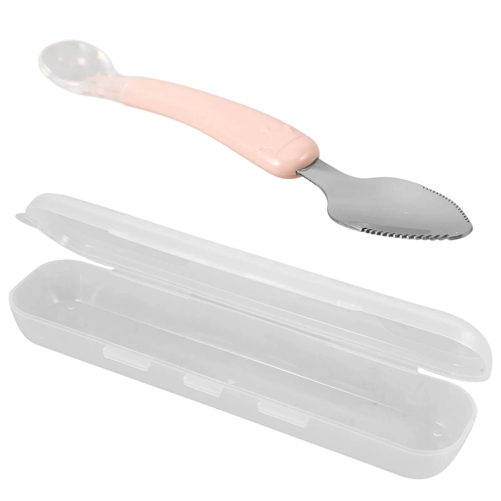 Пищевая добавка Ложка Фруктовая толкушка Детская грязь Десерт Зигзагообразный