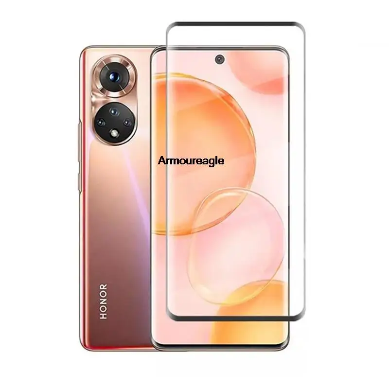 

3d curved tempered glass guard on for honor 50 60 full cover 9h film explosion-proof screen protector for honor 50 pro 60 pro