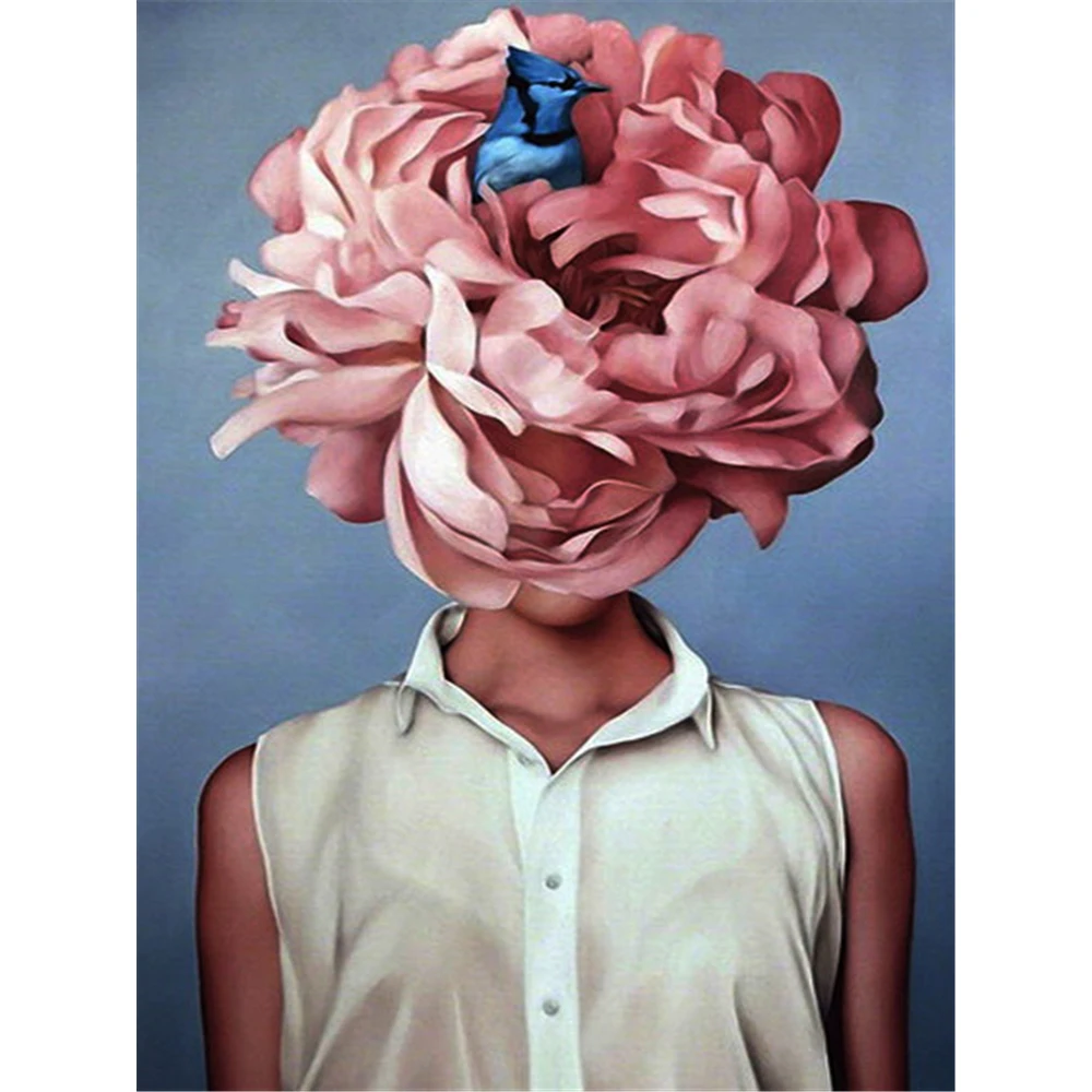 

Набор для алмазной вышивки «сделай сам», картина с цветами для девочек, мозаика из страз, рождественский подарок, домашний декор, Набор для т...