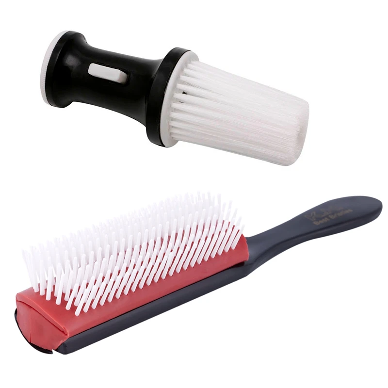 

1 шт., многоразовая щётка для пудры, из черного пластика