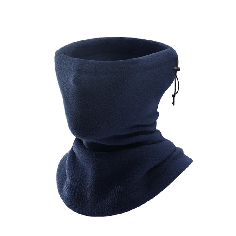 

Мотоциклетная маска для лица, зимняя теплая Балаклава, мотоциклетная полумаска для лица, черный теплый флисовый шарф на шею, байкерская ветрозащитная маска