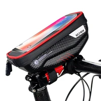 wild man bicycle bag phone holder case waterproof mountain road frame front top tube handlebar bike bags mtb bike accessories