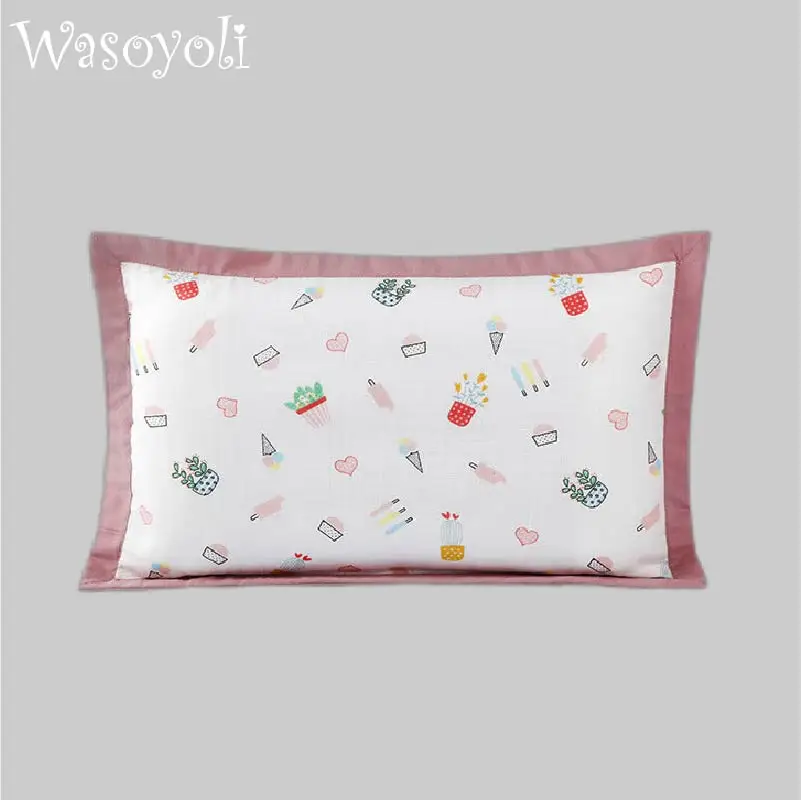 

Baby Pillow Cassia Seed PP Cotton Sleep Nursing Support 0 To 6 Years Cartoon Infant Pillow Kids Printed Shaping Cushion