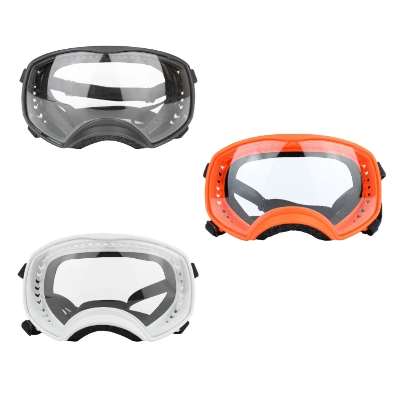 

C63B Dog Sunglasses UV-Protection for Medium or Large Dog Clear Goggles