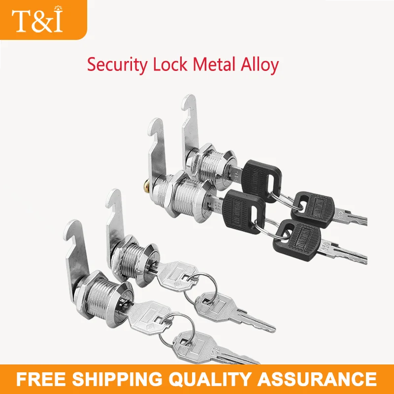 

T&I Security Lock Metal Alloy Cylinder Cabinet Cam Mailbox Drawer 18Mm