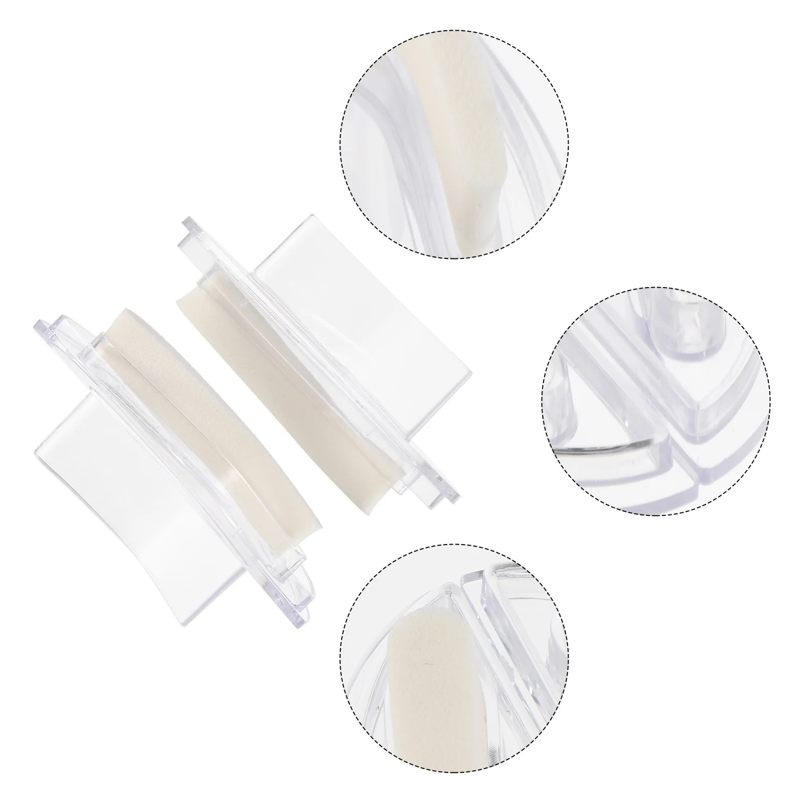 

Adjustable Stamp, Powder Stamper Eyebrows Makeup Tools with Arched sponge And Handle for Beginners