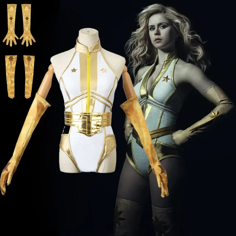 

The Boys Starlight Costume Fancy Halloween Super heroine Jumpsuit Adult Annie January Sexy Jumpsuit For Women Party Clothing