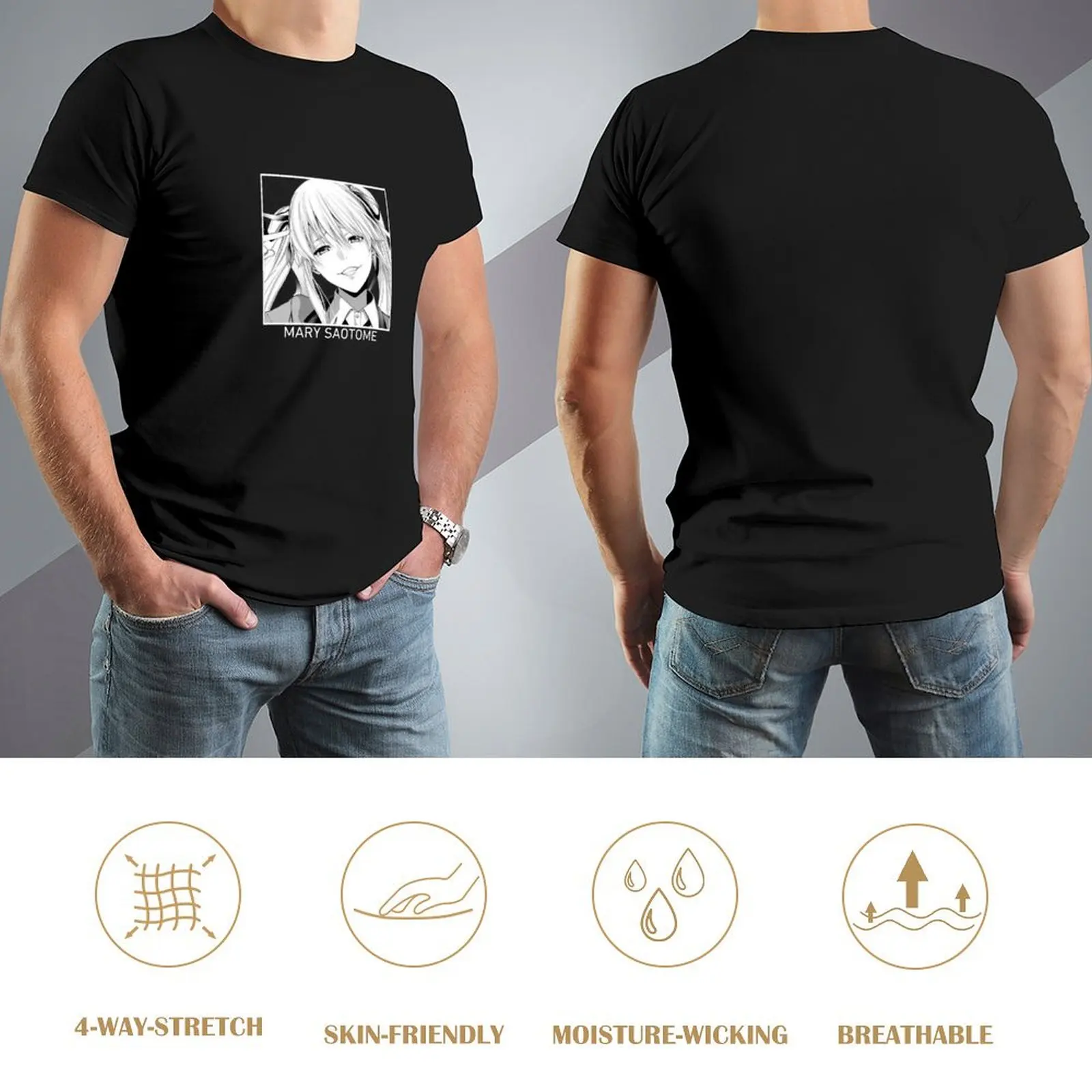 Футболка Мэри Саотоме Kakegurui мужская одежда футболка на заказ дешевые вещи