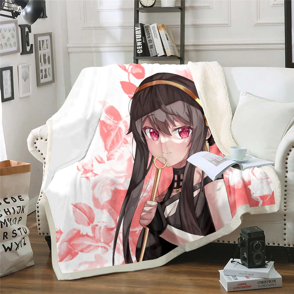 

Детское одеяло с мультяшным принтом, из микрофибры