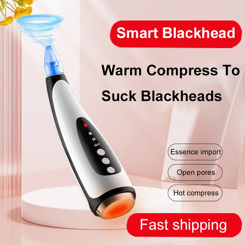 

Charging Blackhead Suction Instrument Pore Cleaning Blackhead Removal Phototherapy Acne Small Bubble Beauty Instrument