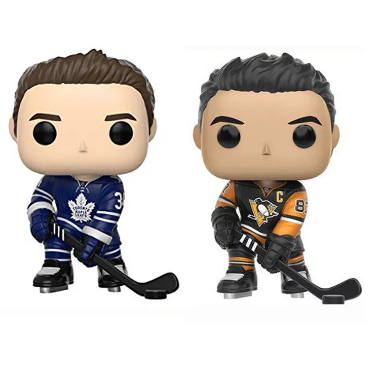 

Ice hockey Player Sidney Crosby & Auston Matthews Figure Collection Vinyl Doll Model Toys