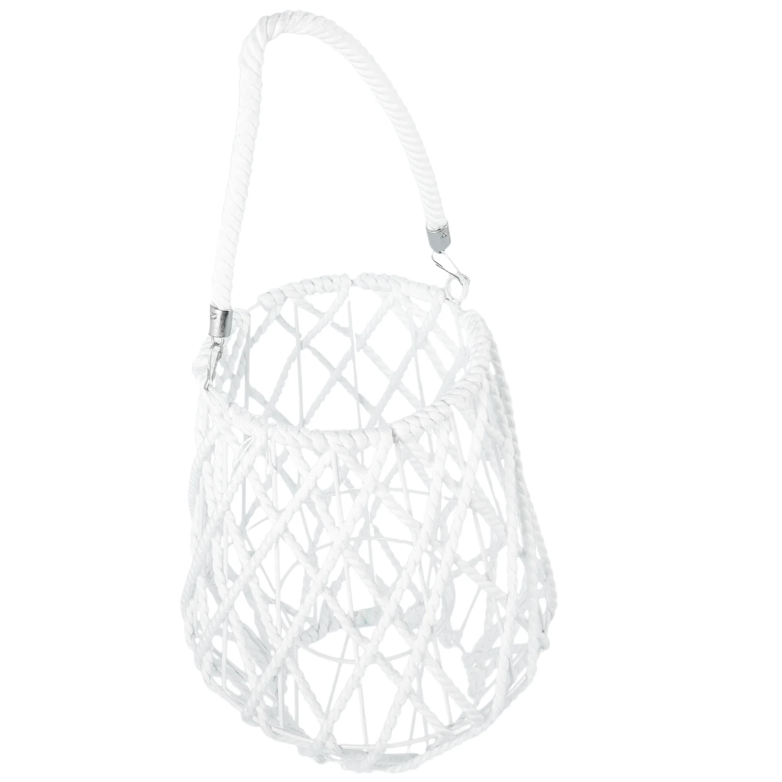 

Candles Woven Lantern Candlestick Holder Ambient Light Hanging Cotton Thread Decorative Cup Holders Candlesticks Stand