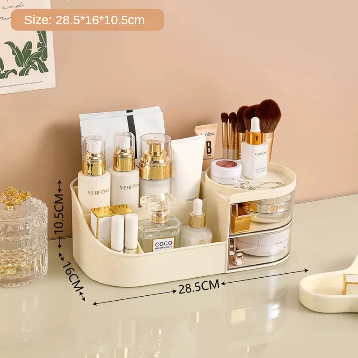 

Большой пластиковый контейнер для хранения косметики