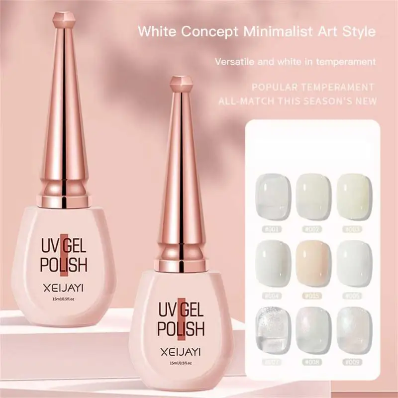 

9 Colors Nail Polish 15ml Nail Glue Phototherapy Adhesive Nail Enhancement Popular Color Nail Art Gel Nail Polish Beauty Tool