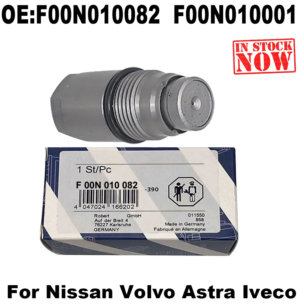

For B-osch Original F00N010082 Fuel Common Rail Pressure Relief Limiter Valve F00N010001 For Mitsubishii Nissann Volvoo Ivecoo