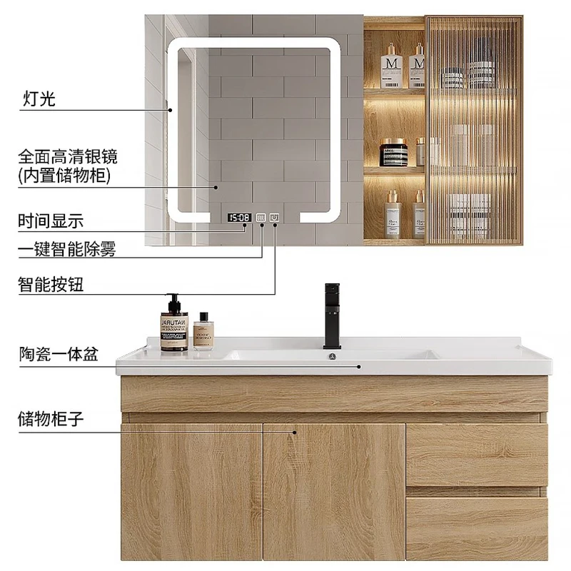 Шкафчики для документов Экономия места Шкаф ванной комнаты Зеркала Раковины