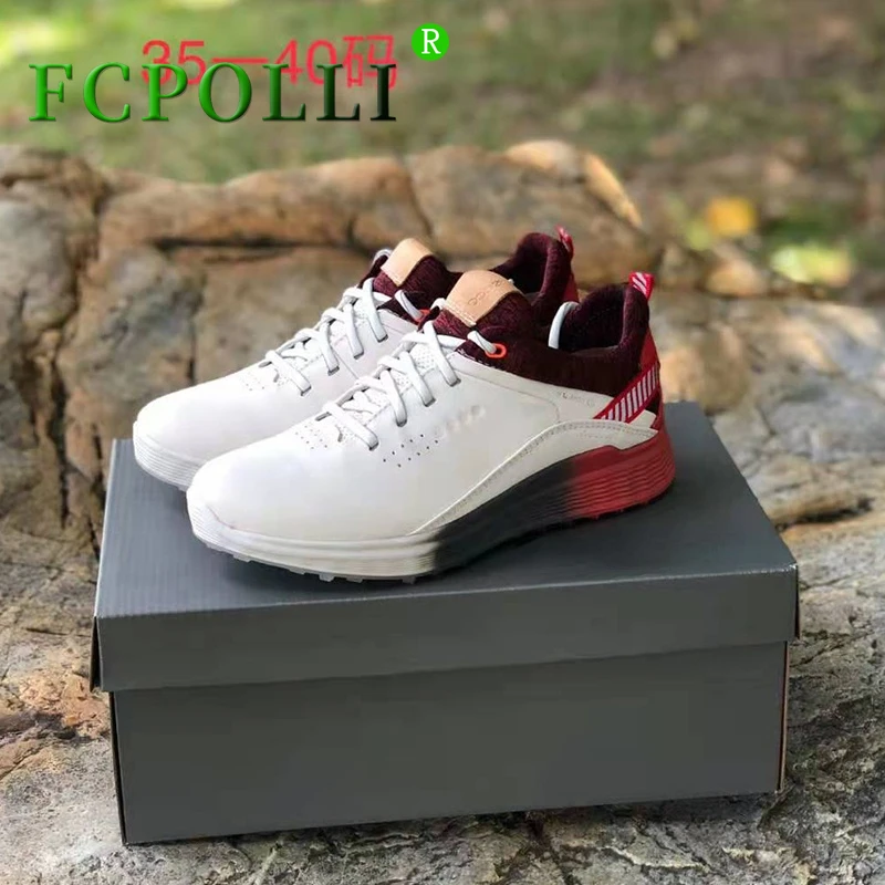 

Fcpolli Golf Shoes for Ladies Top Quality Brand Walking Shoes Woman Designer Genuine Leather Golf Sneakers Spikeless Golf Shoe