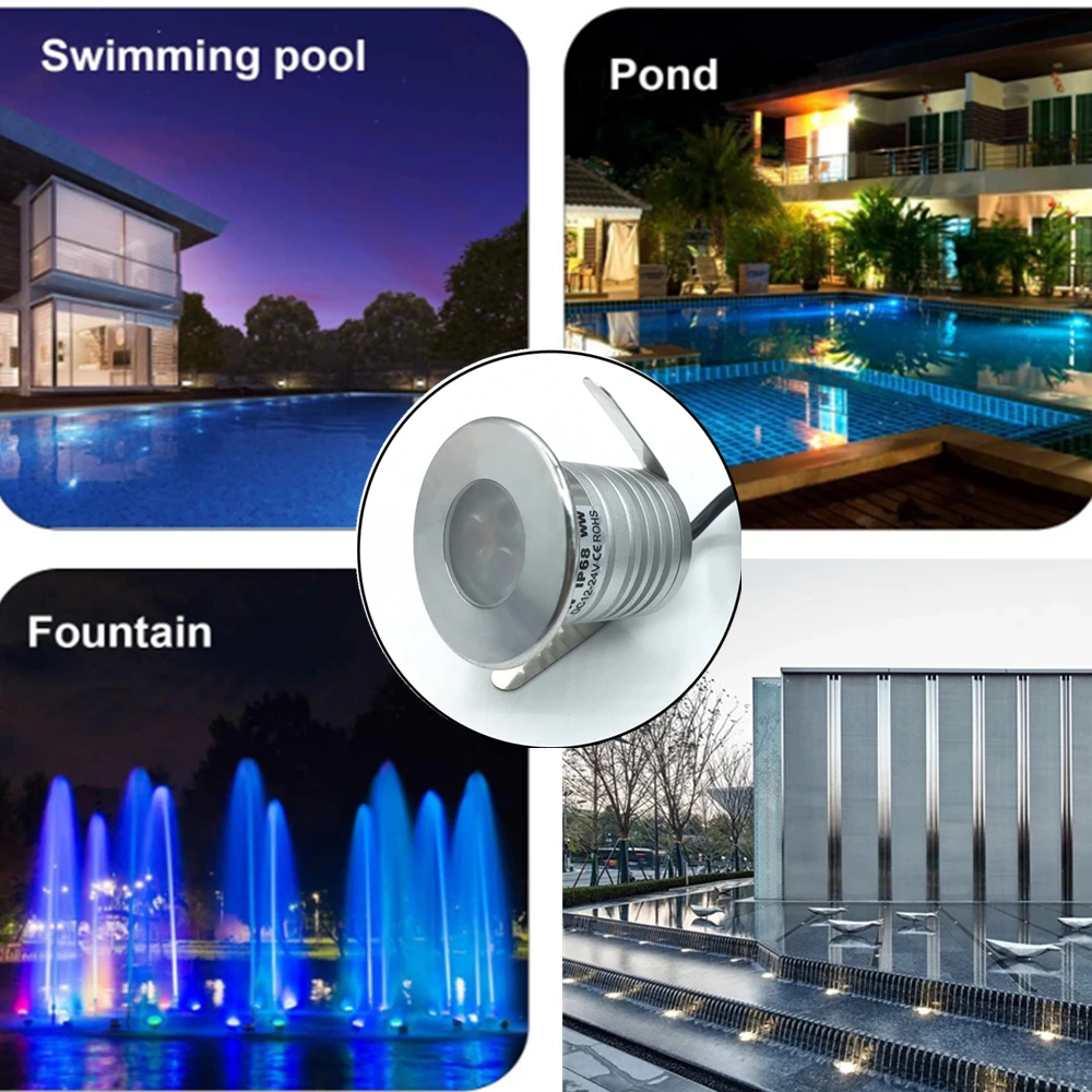 3 Вт искусственная кожа из нержавеющей стали подводный телефон IP68