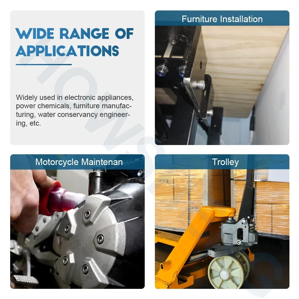 HOWSHENG 2-50 шт. винты с шестигранной головкой M1.6 M2 M2.5 M3 M4 M5 M6 M8 M10 шестигранные из