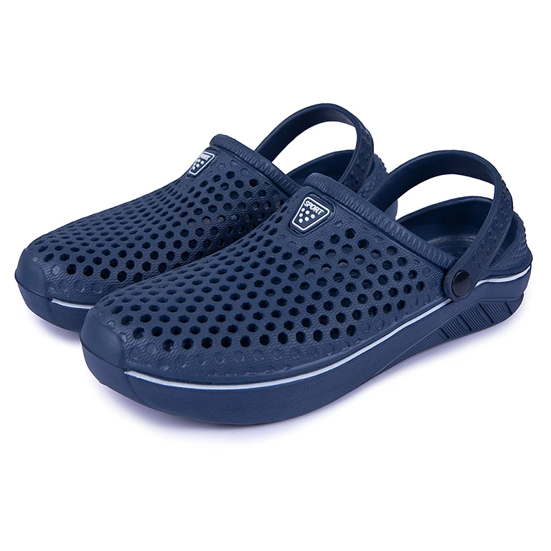 

Hot sale Women Breathable Beach slippers Fashion Men shoes Garden Clog Aqua Shoes Trekking Wading Size 36-45 sandalias hombre